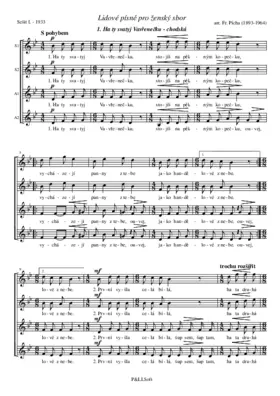 8 lidových písní pro ženský sbor