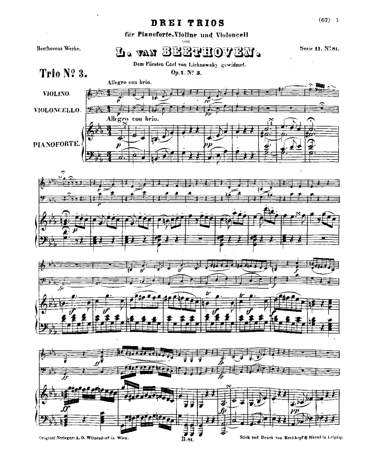 Piano Trio in C minor - Page 1