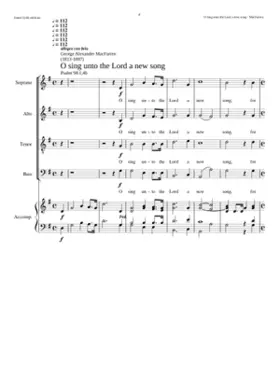 O sing unto the Lord a new song