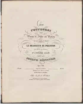 Potpourri for Flute or Violin and Piano No.52