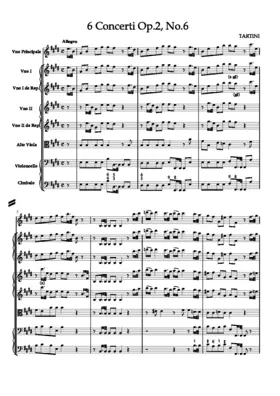 Concerto VI in E major, GT 1.E01