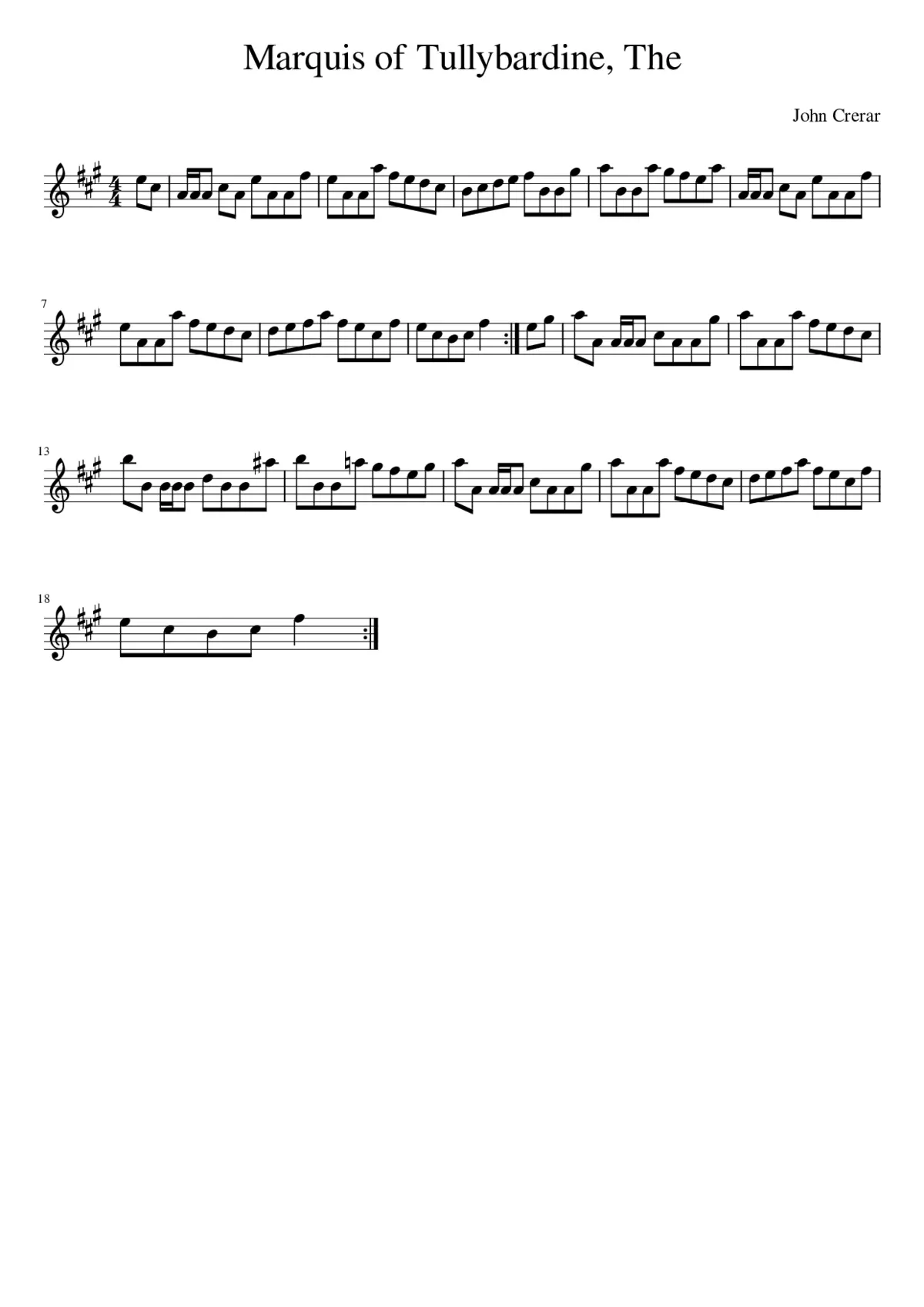 The Marquis of Tullybardine - Page 1