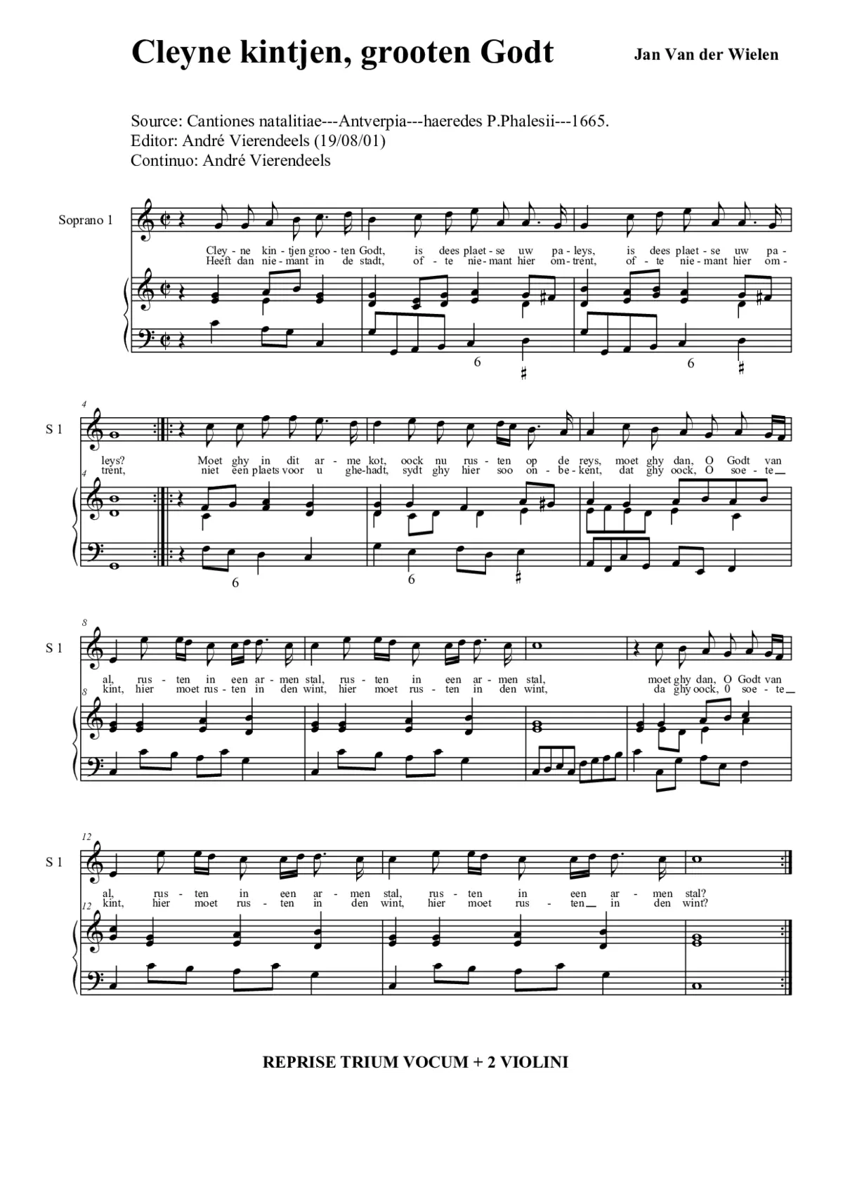 Cleyne kintjen, grooten Godt - Page 1