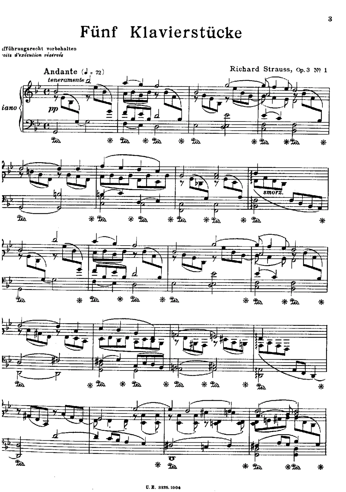 Fünf Klavierstücke - Page 1