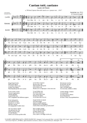 Cantiam tutti cantiamo