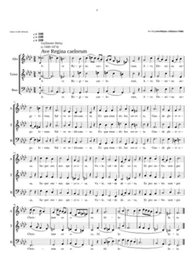 Ave Regina coelorum (one of 3 settings)