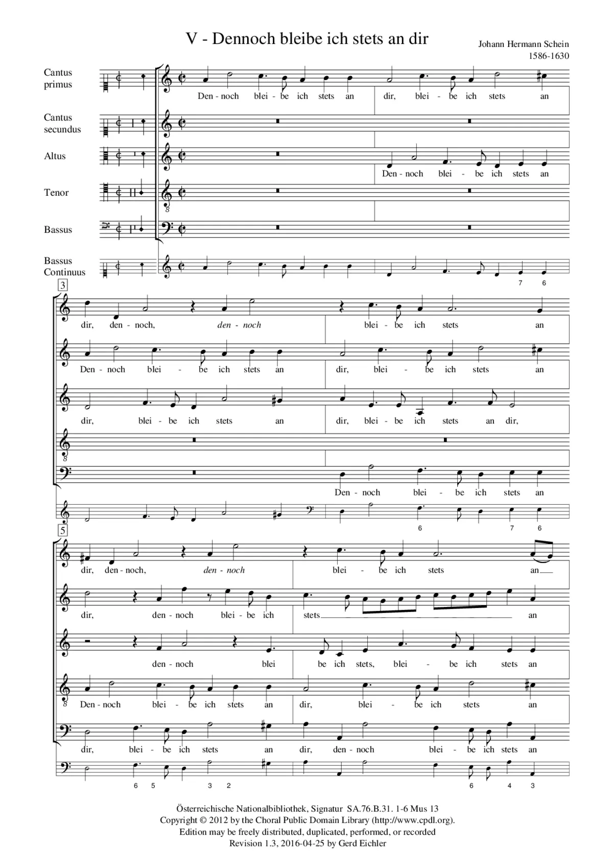 Dennoch bleibe ich stets an dir - Page 1