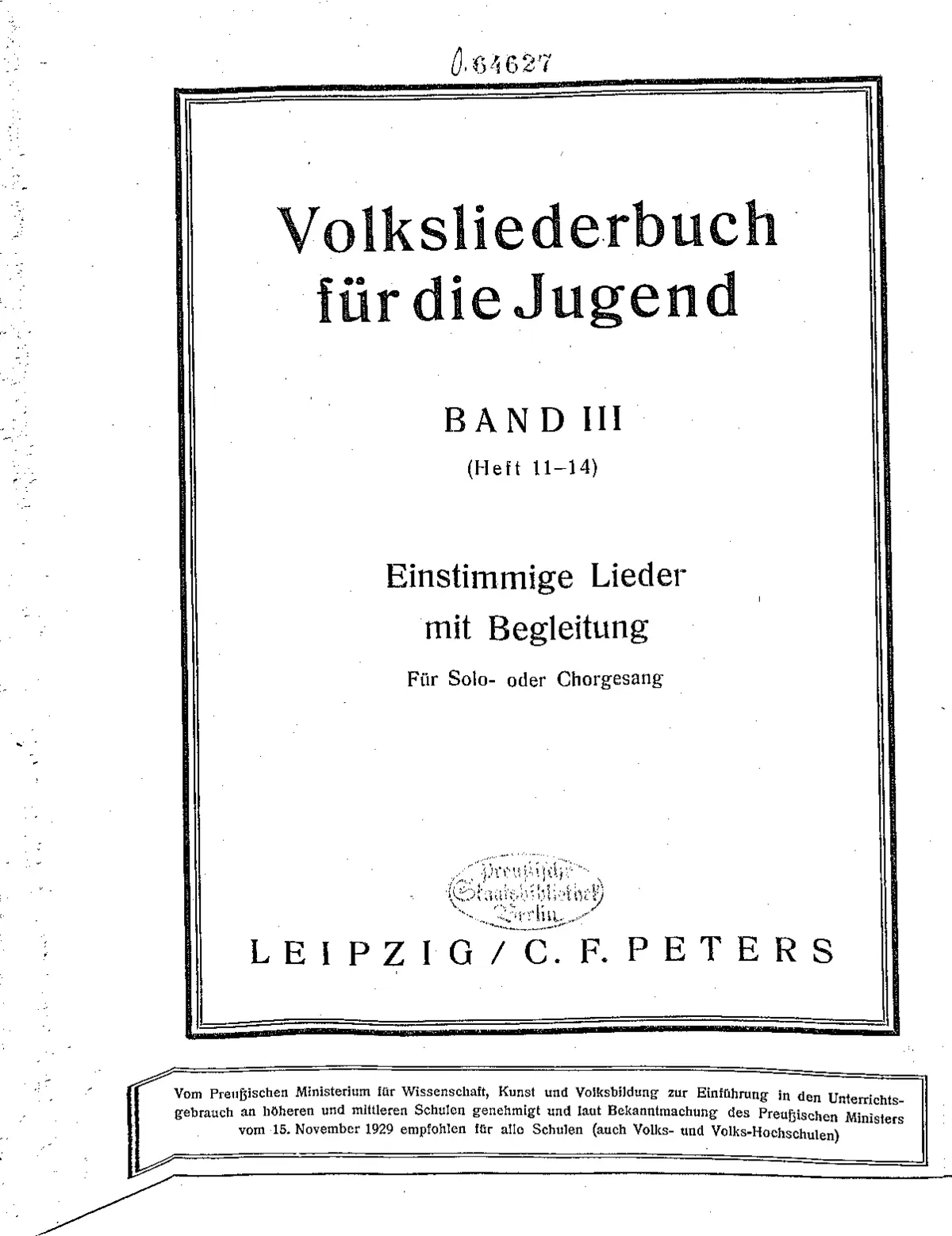 2 Volkslieder - Page 1
