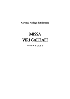 Missa Viri Galilaei