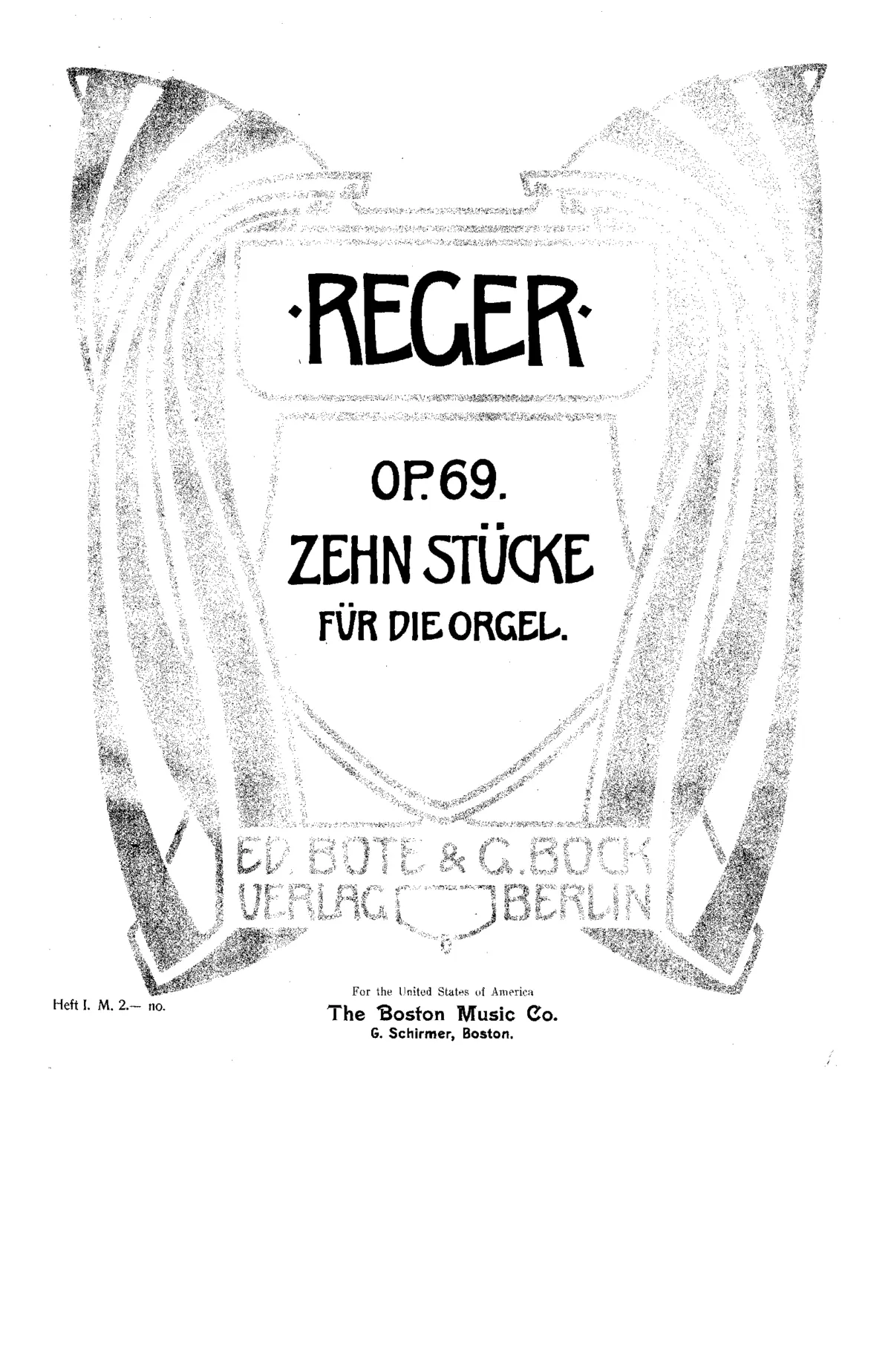 10 Stücke für die Orgel, Op.69 - Page 1
