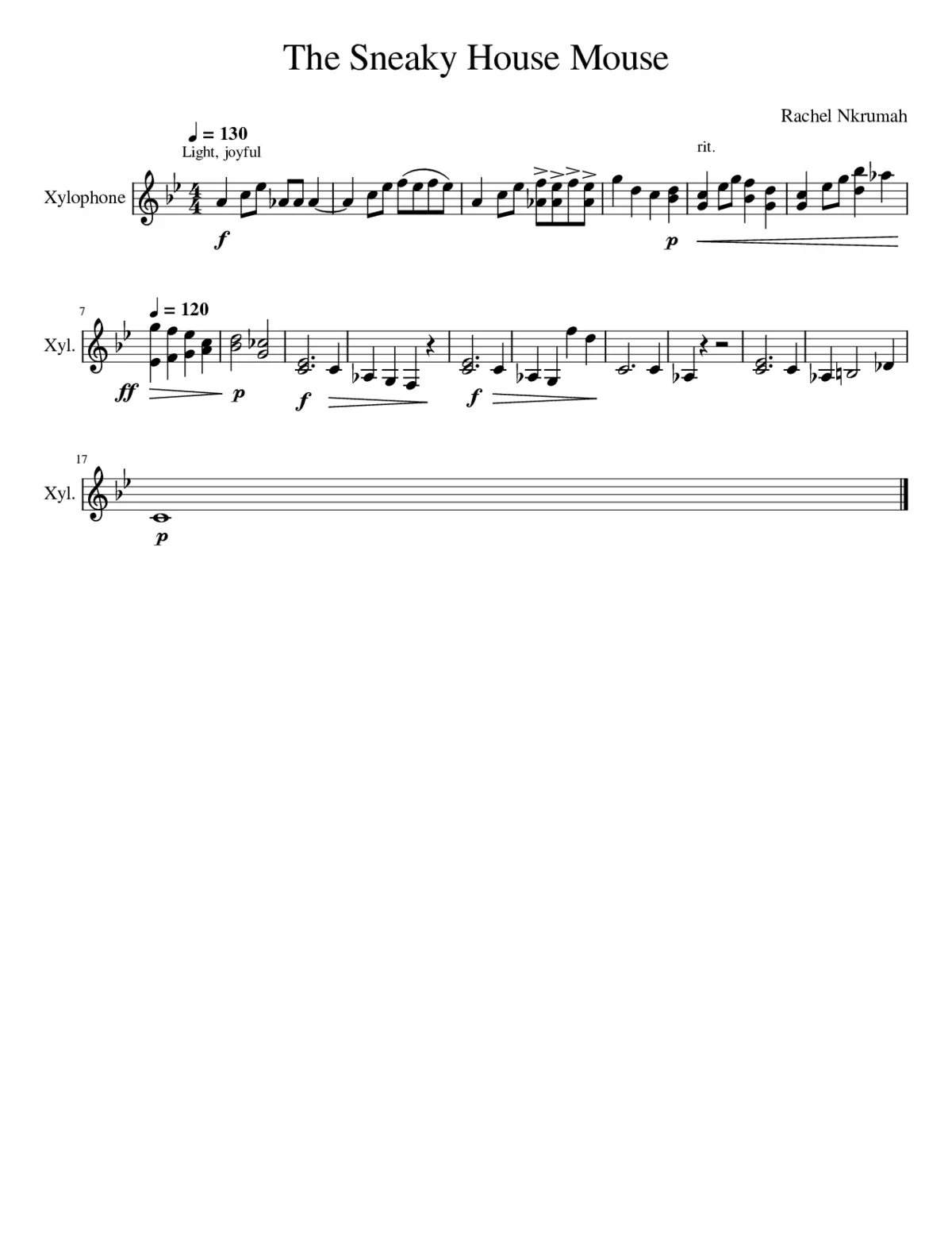 The Sneaky House Mouse - Page 1