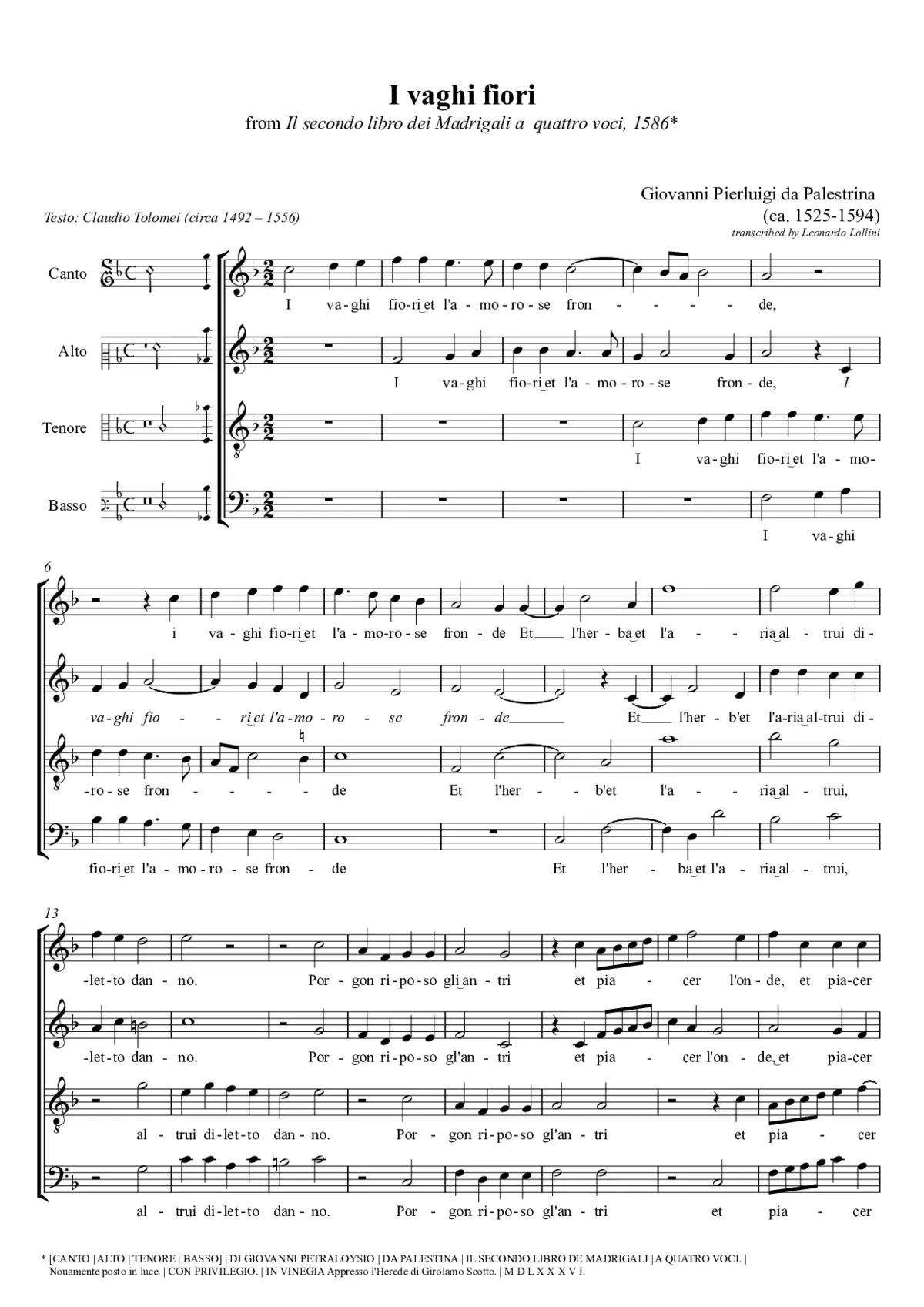 I vaghi fiori - Page 1