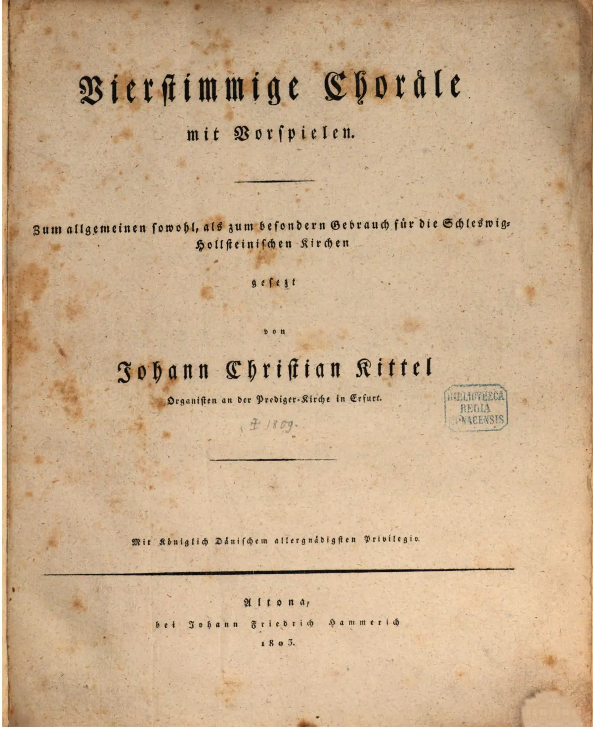 155 Vierstimmige Choräle mit Vorspielen - Page 1