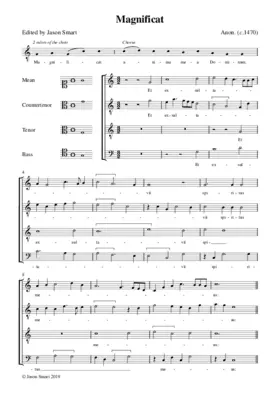 Magnificat III (Carver Choirbook)