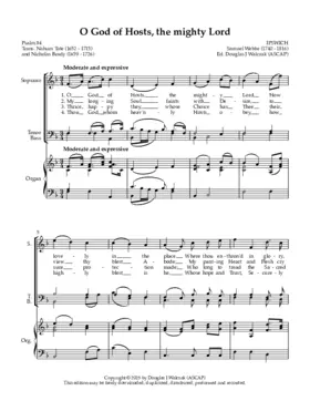 O God of Hosts, the mighty Lord