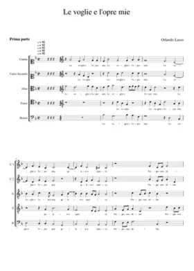 Le voglie e l'opre mie