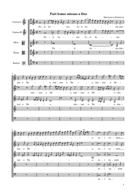 Fuit homo missus a Deo