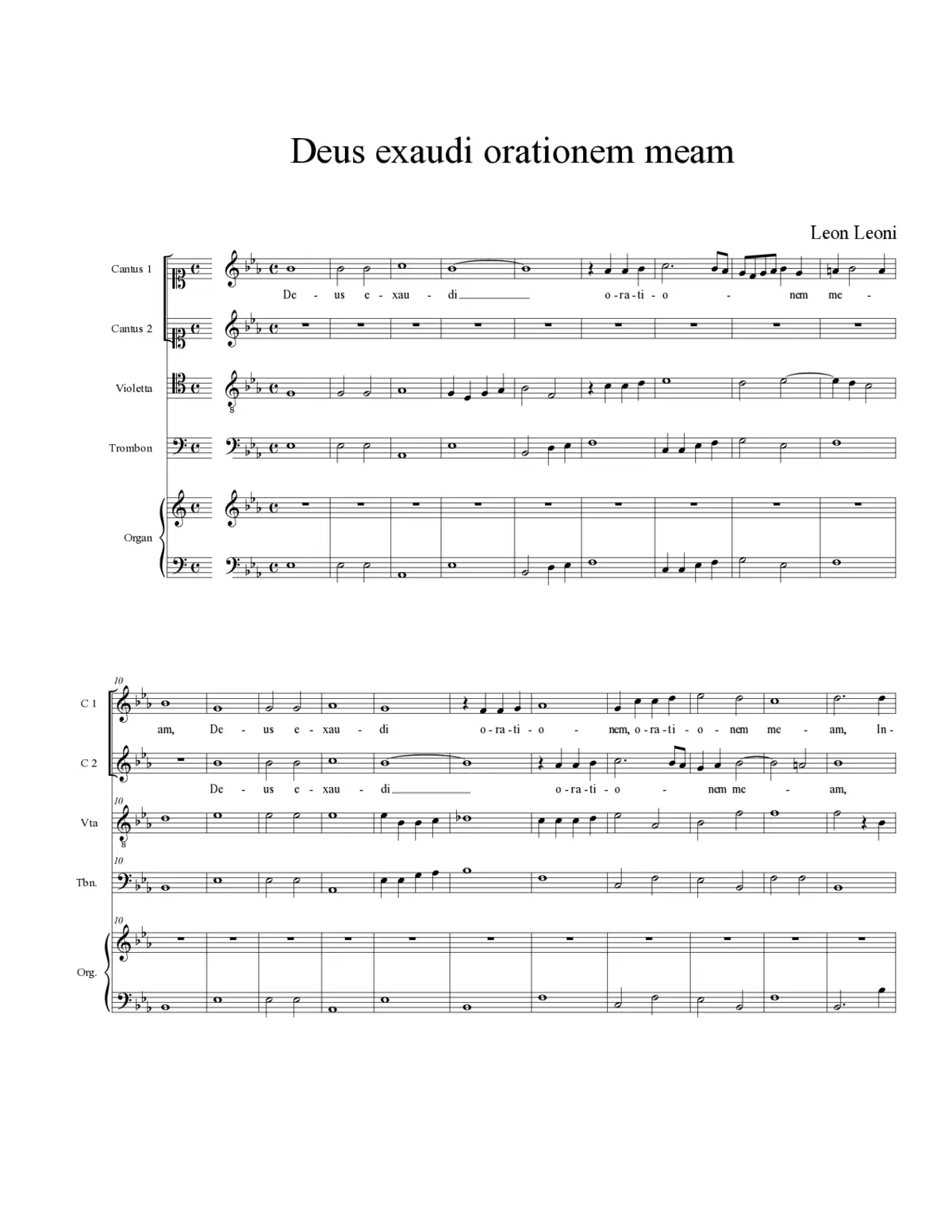 Deus exaudi - Page 1