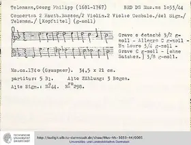 Concerto for 2 Oboes and Bassoon