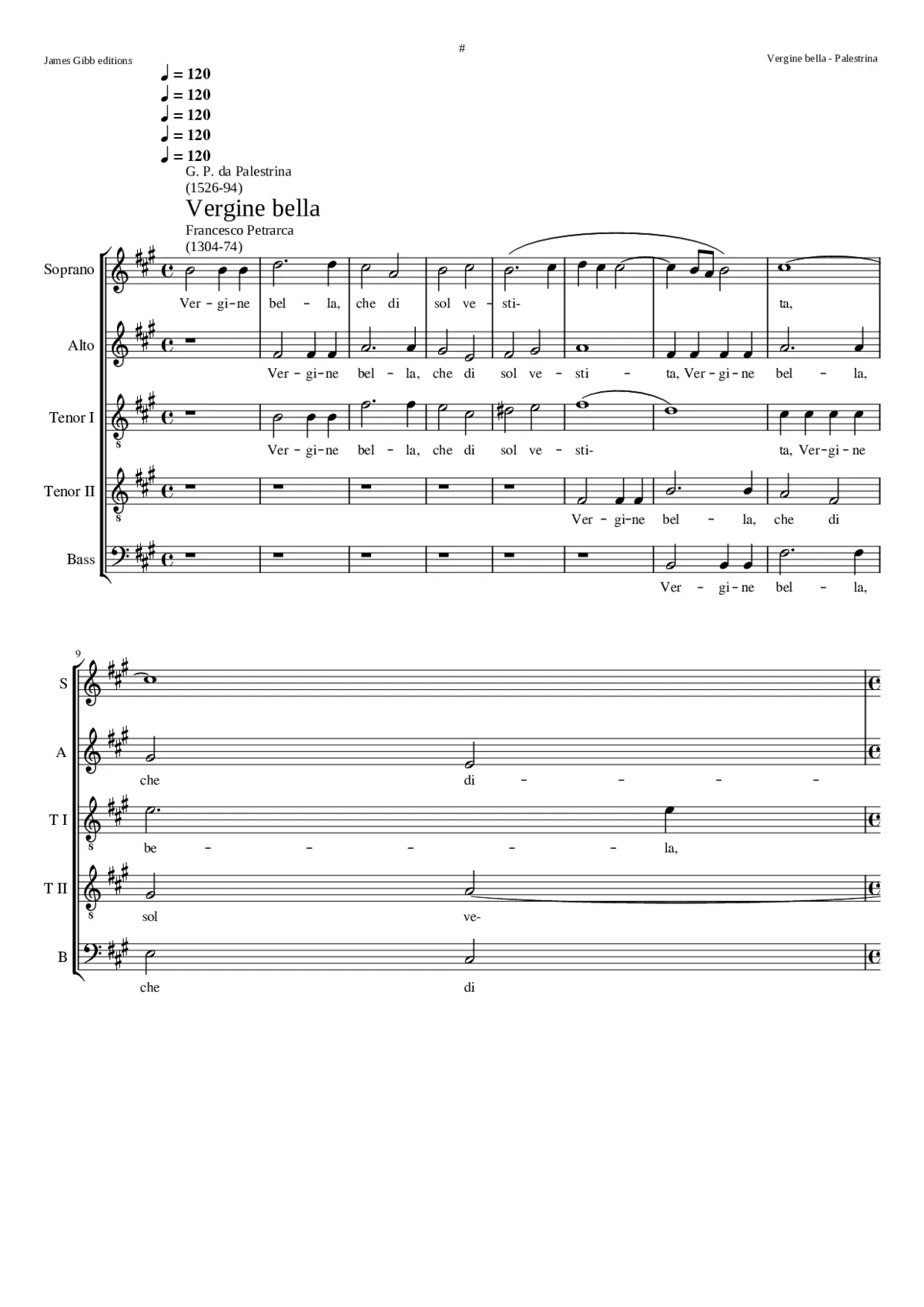 Vergine bella - Page 1