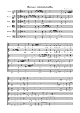 Gloriamur in tribulationibus