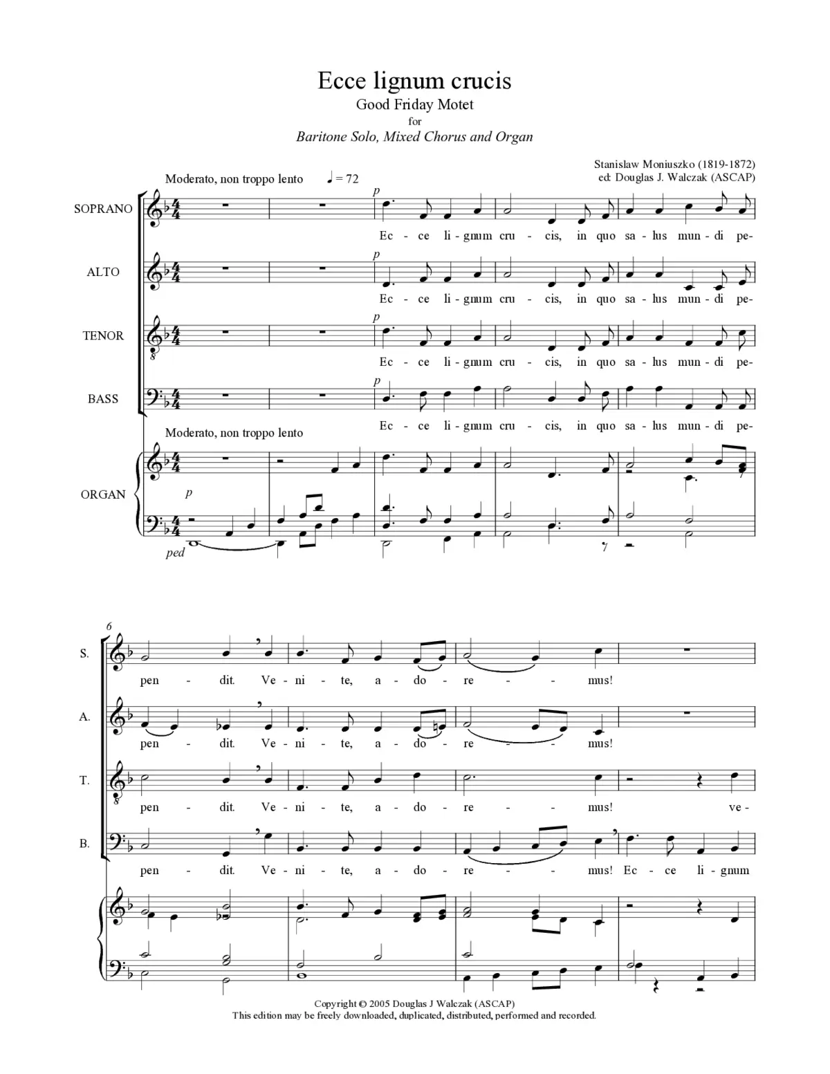Ecce lignum crucis - Page 1