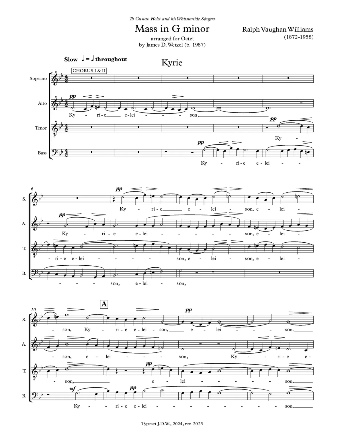 Mass in G minor - Page 1