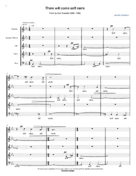 There will come soft rains