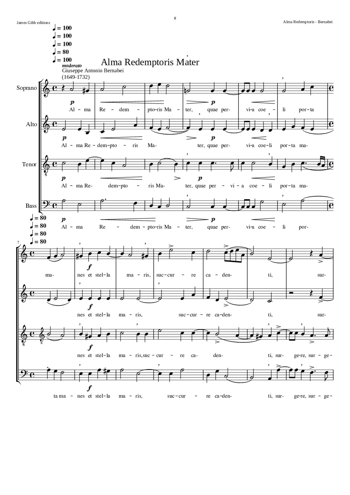 Alma Redemptoris Mater - Page 1