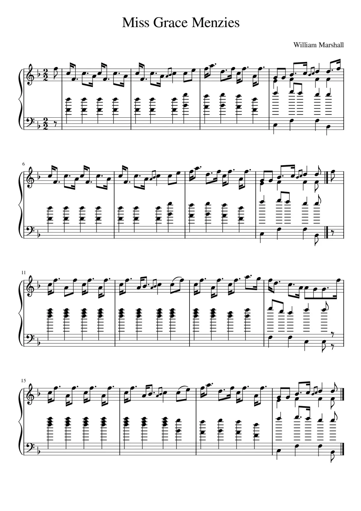 Miss Grace Menzies - Page 1