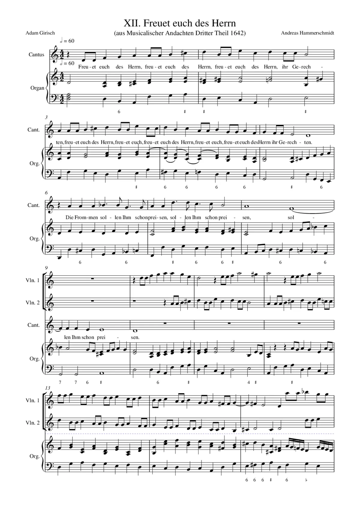 Freuet euch des Herrn - Page 1