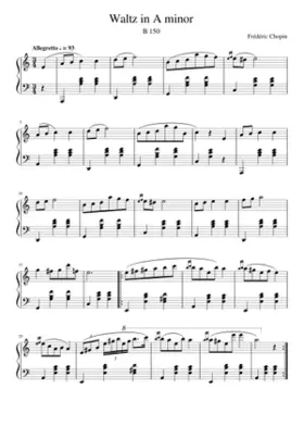Waltz in A minor B.150