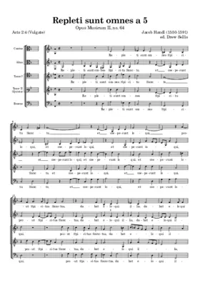 Repleti sunt omnes a 5