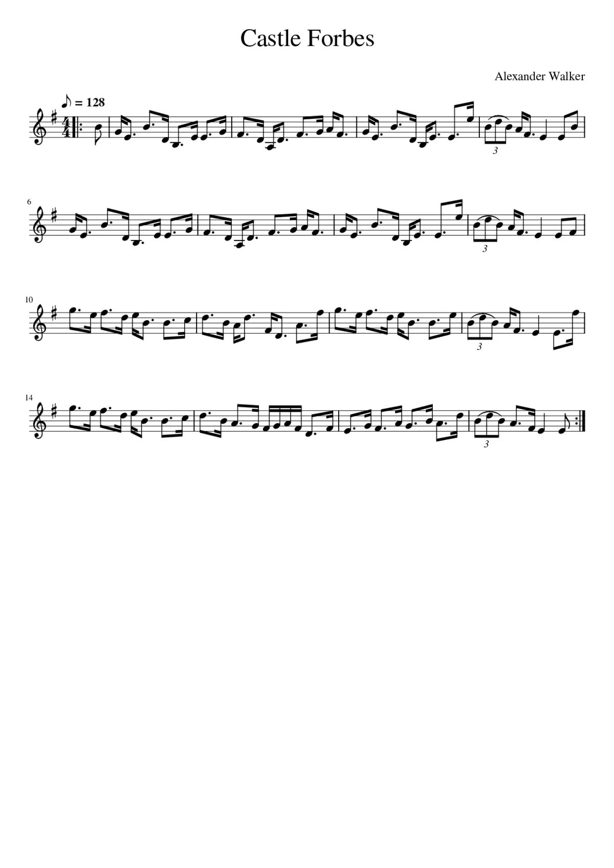 Castle Forbes - Page 1