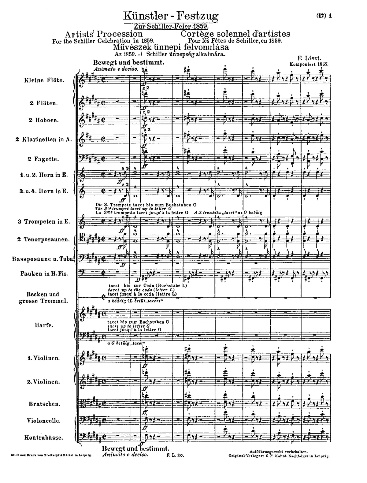 Künstlerfestzug zur Schillerfeier 1859 - Page 1