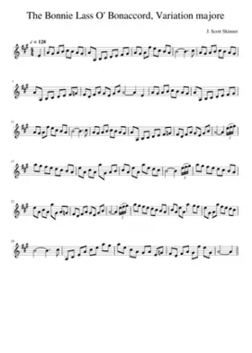 The Bonnie Lass O' Bonaccord Variation majore