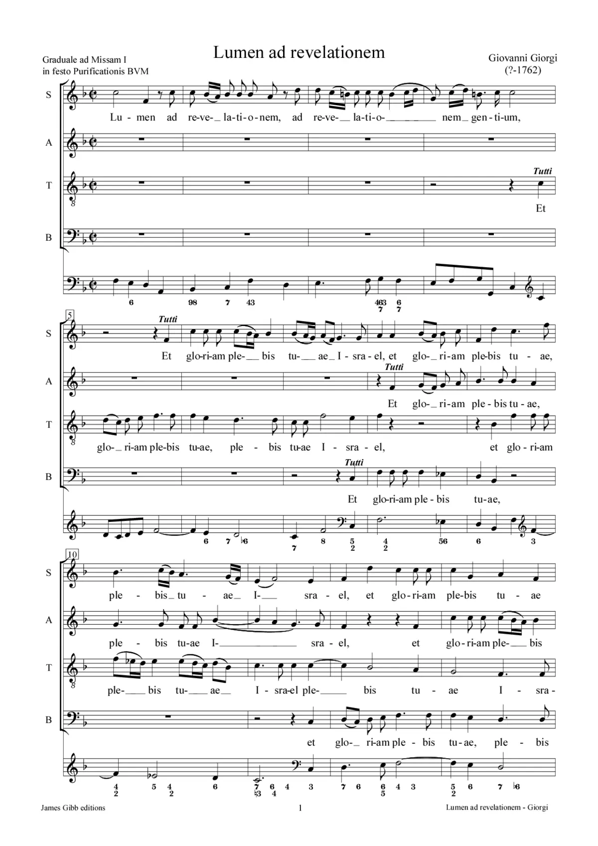 Lumen ad revelationem - Page 1