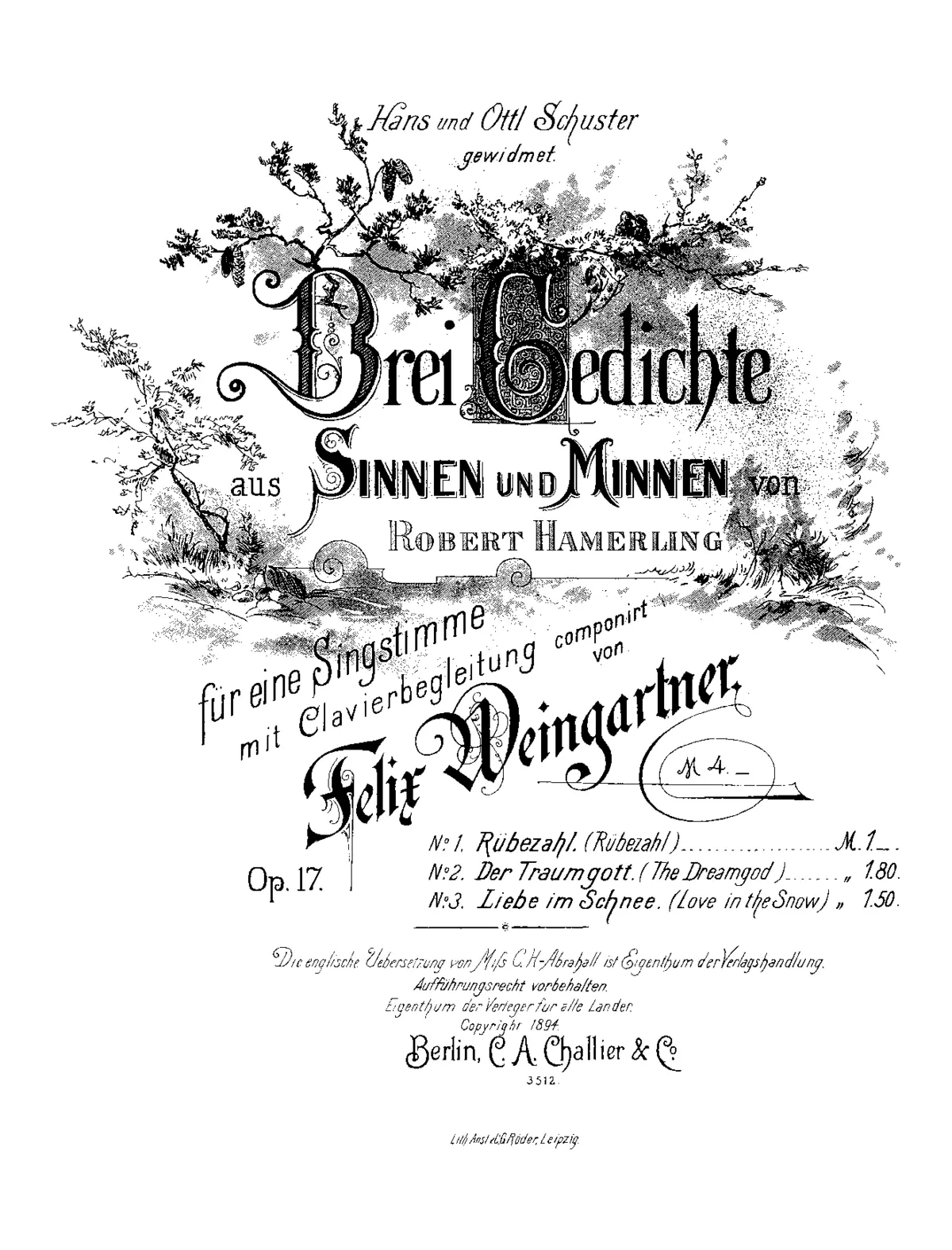 3 Gedichte - Page 1