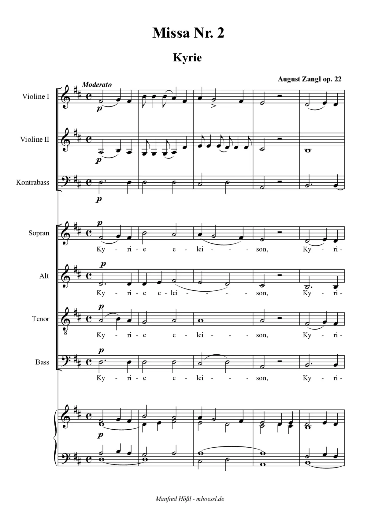 Missa Nr. 2 - Page 1