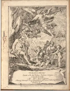 Sonate a Tre, 2 Violini, e Violone o Organo
