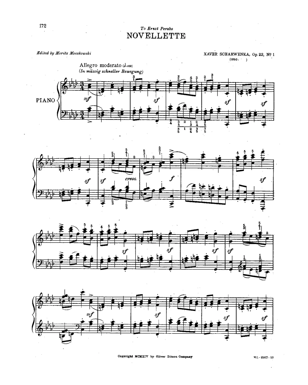 2 Piano Pieces, Op.22 - Page 1