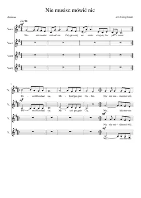 Nie musisz mówiÄ nic