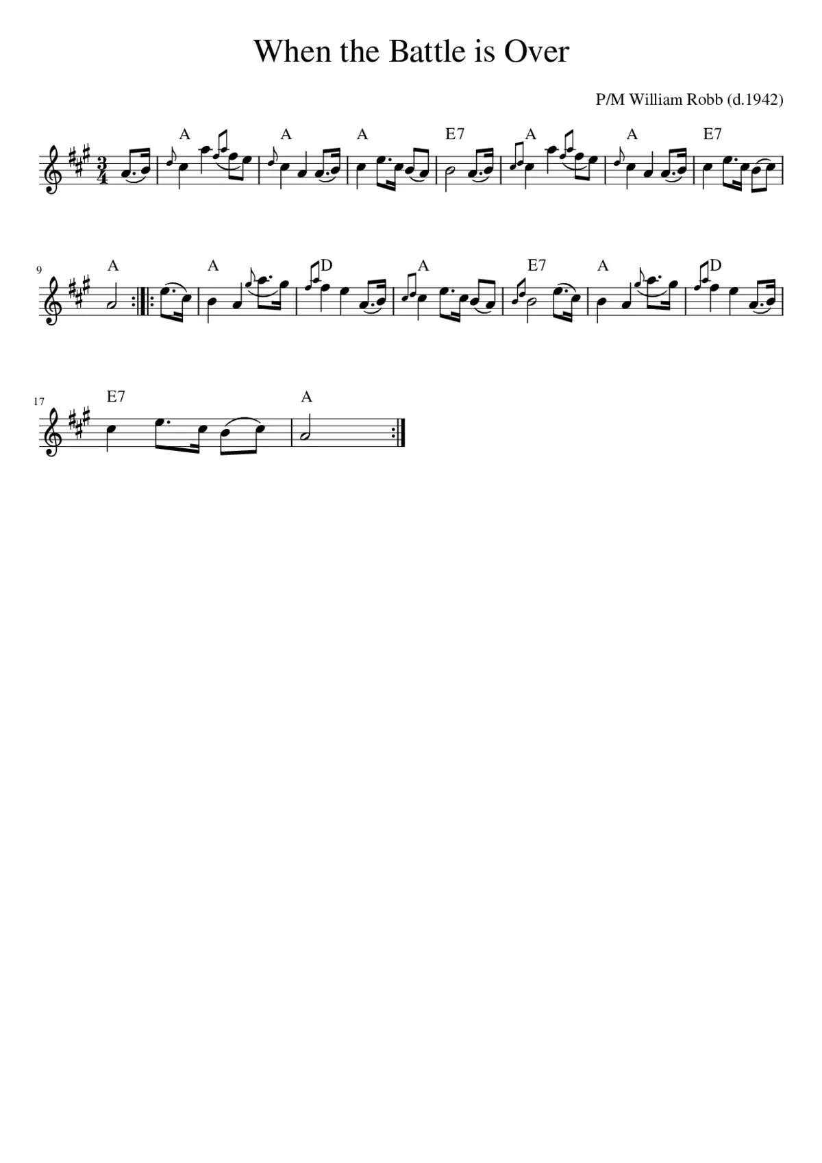 When The Battle Is Over - Page 1