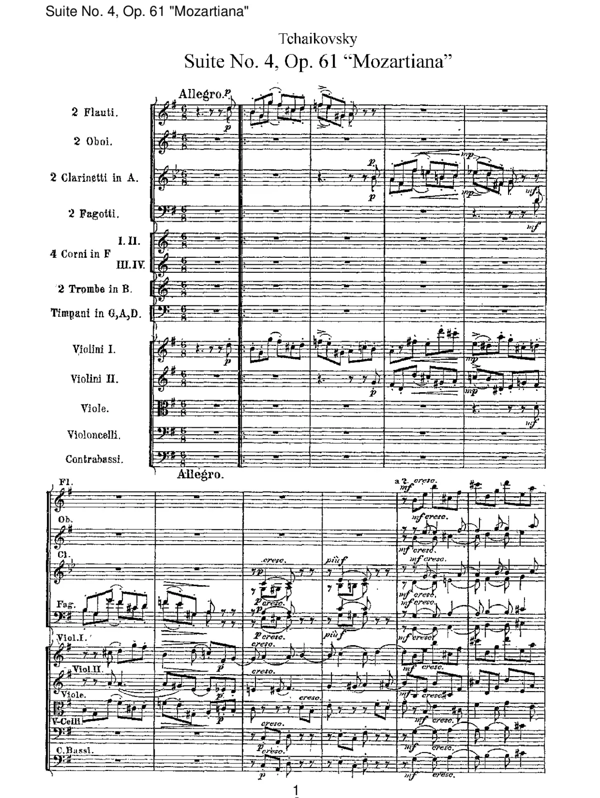 Suite No.4 - Page 1