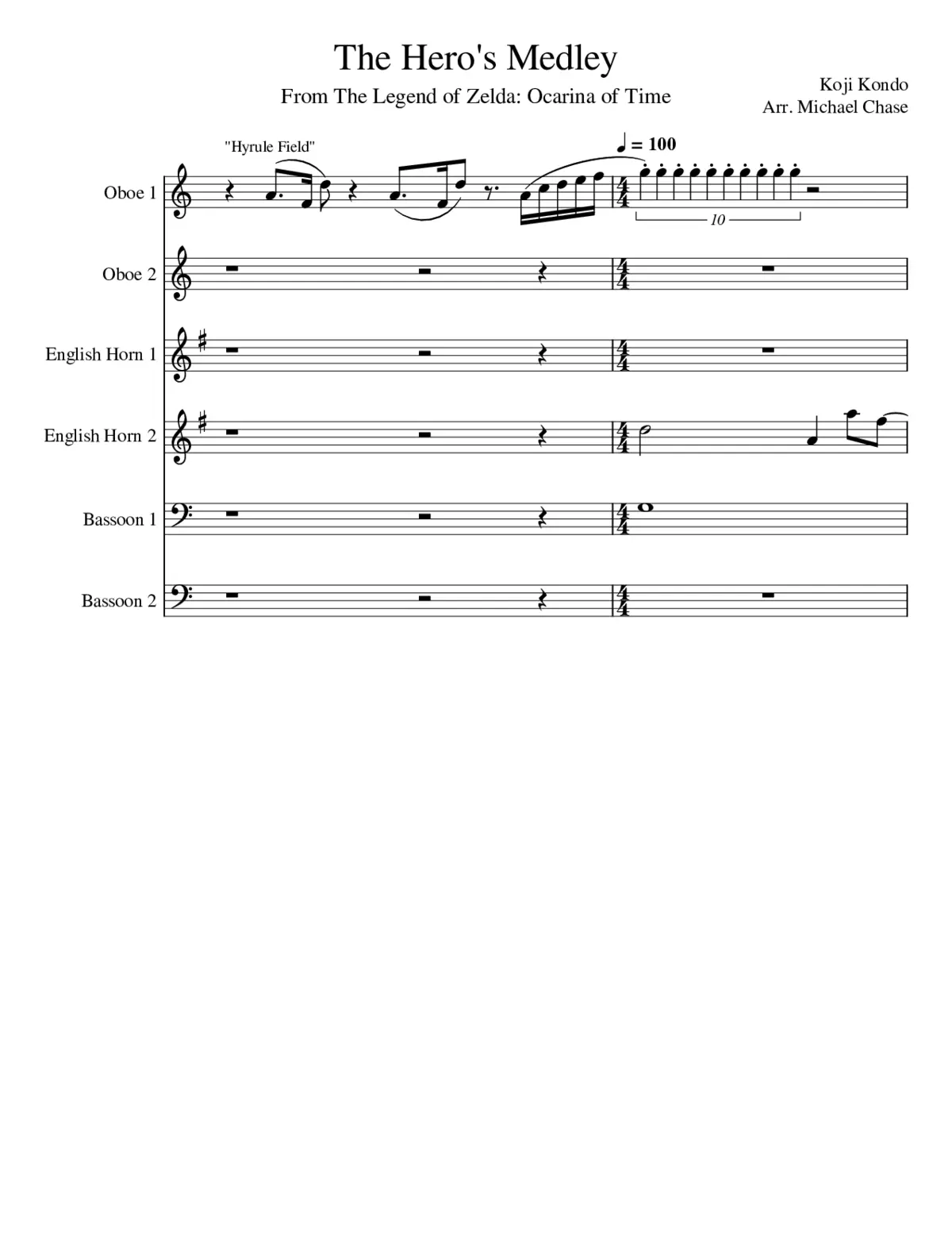 Ocarina of Time - Various Songs - Page 1
