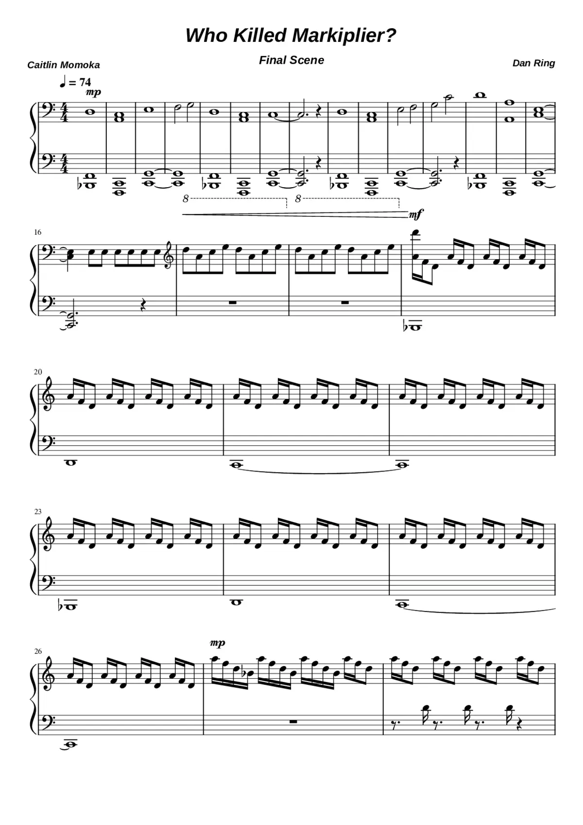 Who Killed Markiplier? - Page 1