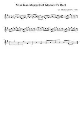 Miss Jean Maxwell of Monreith's Reel