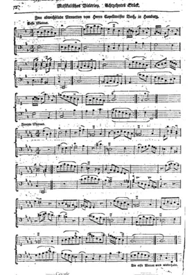 Menuet in F major