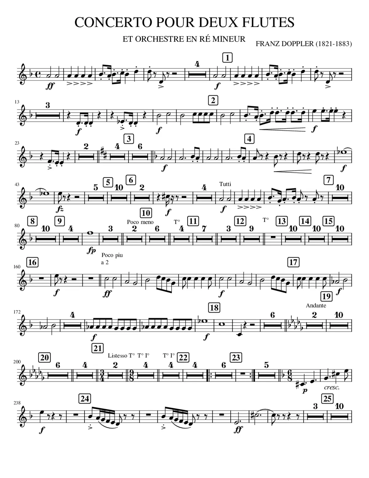 OB2. CONCERTO 2 FLUTES - Page 1