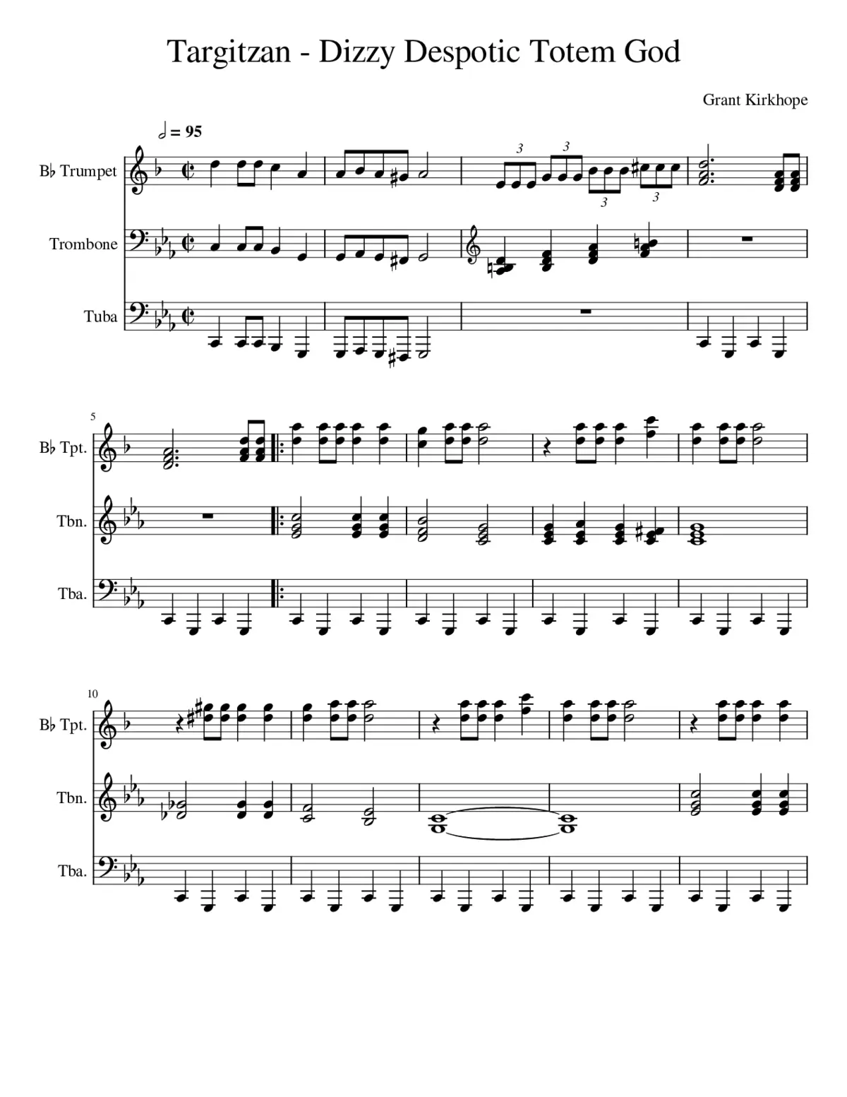 Targitzan - Despotic Dizzy Totem God - Page 1